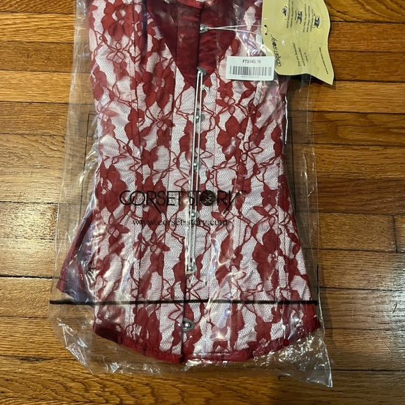 CORSET Steel Waist training comfortable boned custom rare Queen of hearts - Picture 3 of 7